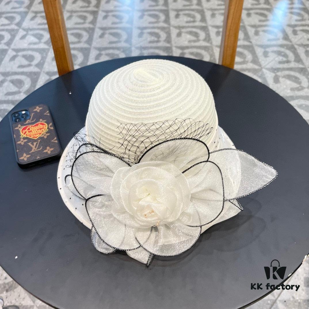 Dior Korean-Style Oversized Fashion Sun Hat for Women, Summer Wide-Brimmed Foldable UV-Protection Hat, Versatile Outdoor Bucket, Baseball, Knit Hat