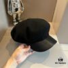 2024 Hermès New Wool Peaked Military Cap, Head Circumference 57cm