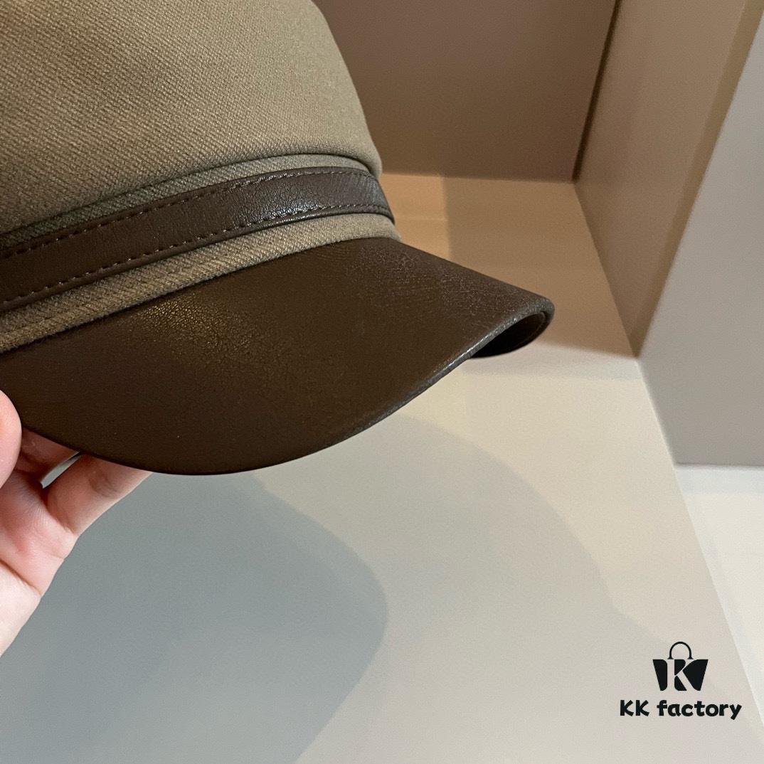 Hermes HERMES New Style Military Cap, Head Circumference 57cm