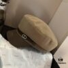 Hermes NEW Cap Military Style Duckbill Hat, Head Circumference 57cm