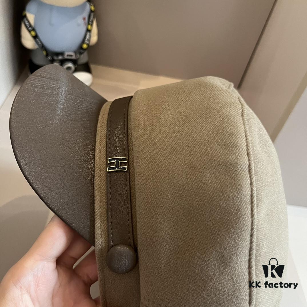 Hermes HERMES New Style Baseball Cap, Head Circumference 57cm