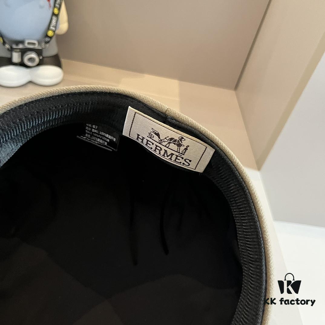 Hermes HERMES New Style Baseball Cap, Head Circumference 57cm