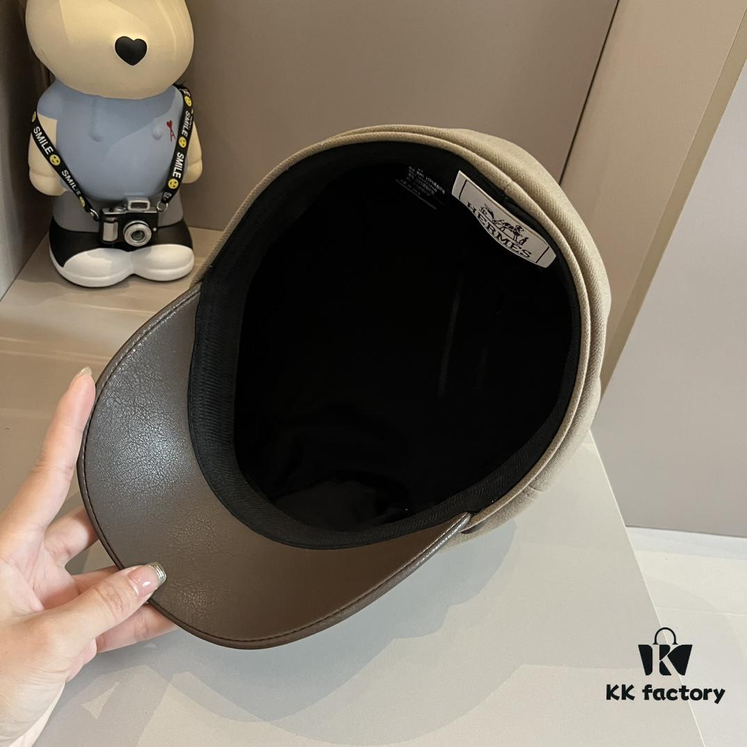 Hermes HERMES New Style Baseball Cap, Head Circumference 57cm