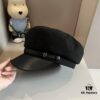 Hermes NEW Peaked Military Cap, Head Circumference 57cm