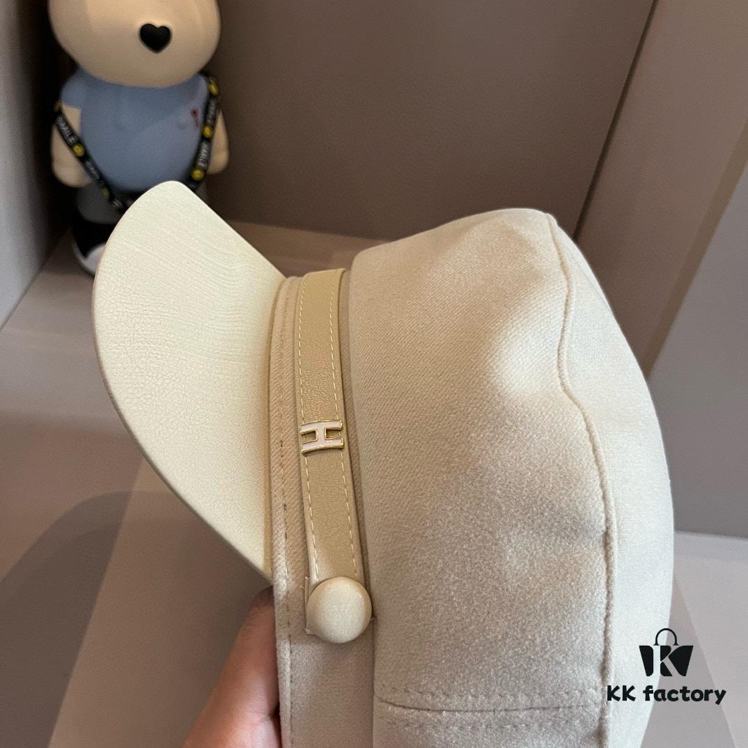 Hermes HERMES New Style Military Cap, Head Circumference 57cm