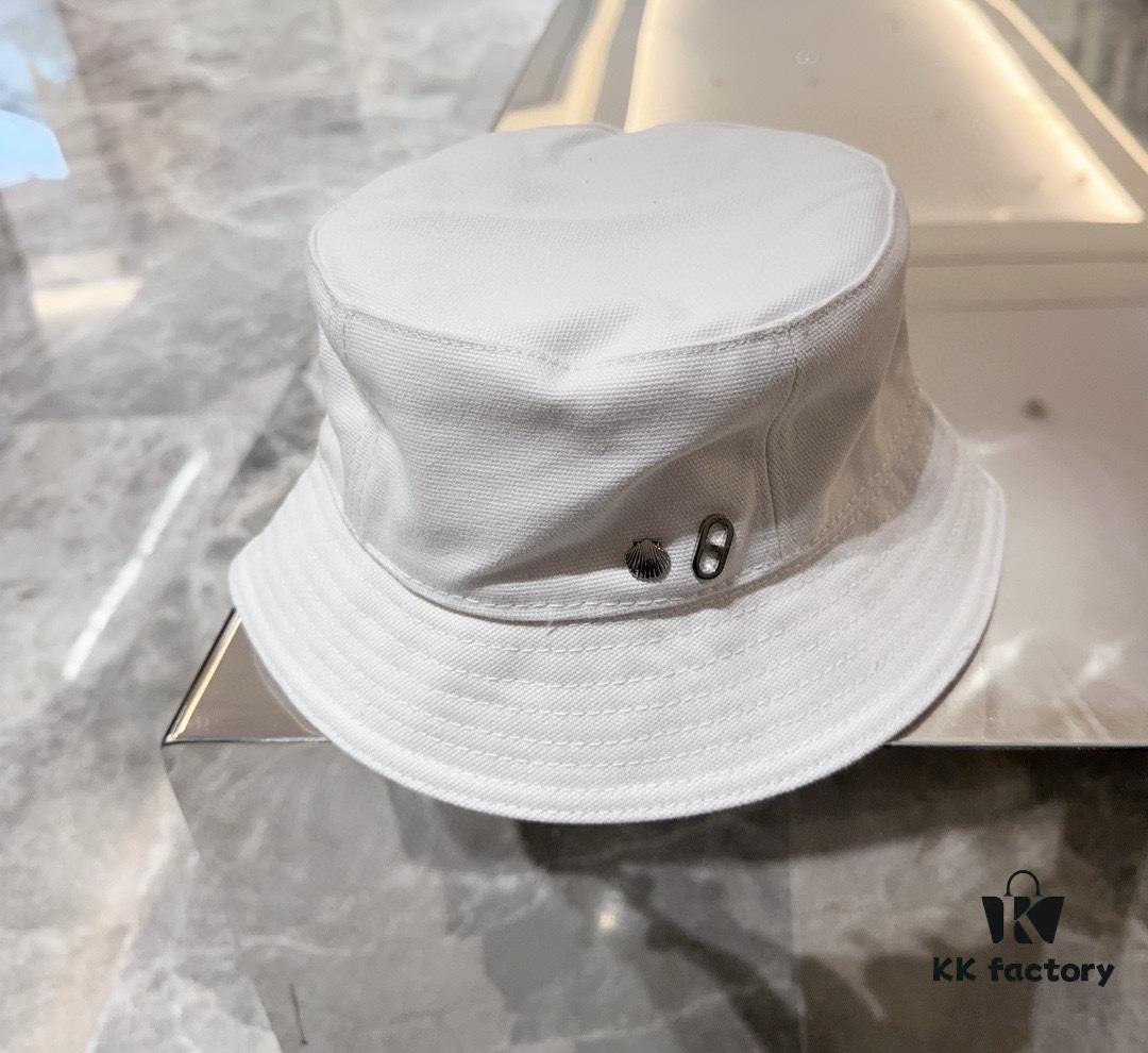 Hermès Autumn New Arrival Minimalist Fisherman Hat, On-Trend Design, Easy to Match, Ready to Ship!