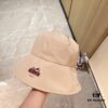 Hermès 2024 New Dome Waterproof Smooth Surface Fisherman Hat with Dust Bag