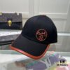 Hermes Limited Embroidered Baseball Cap with Dust Bag, Official Website Original Lining, High-Version Breathable and Comfortable, Ultra Sun Protection, Elegant Ladylike Style