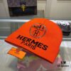 Hermes Wool Knit Hat, Latest Official Website Style with Dust Bag, Soft and Skin-Friendly, Unisex Design