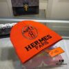 Hermes Wool Knit Hat, Latest Official Website Style with Dust Bag, Soft and Skin-Friendly, Unisex Design