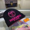 Hermes Wool Knit Hat, Latest Official Website Style with Dust Bag, Soft and Skin-Friendly, Unisex Design