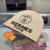 Hermes Wool Knit Hat, Latest Official Website Style with Dust Bag, Soft and Skin-Friendly, Unisex Design