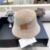 Hermès-style Women's Korean Fashionable Autumn Winter Fisherman Hat, Woven Minimalist Sun Protection Bucket Hat