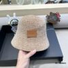 Hermès-style Women's Korean Fashionable Autumn Winter Fisherman Hat, Woven Minimalist Sun Protection Bucket Hat