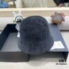 Hermès-style Women's Korean Fashionable Autumn Winter Fisherman Hat, Woven Minimalist Sun Protection Bucket Hat