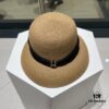 Hermès 2024 New Straw Sun Hat, Boater Hat 🤩 Beach Style, Simple and Elegant, Versatile Accessory