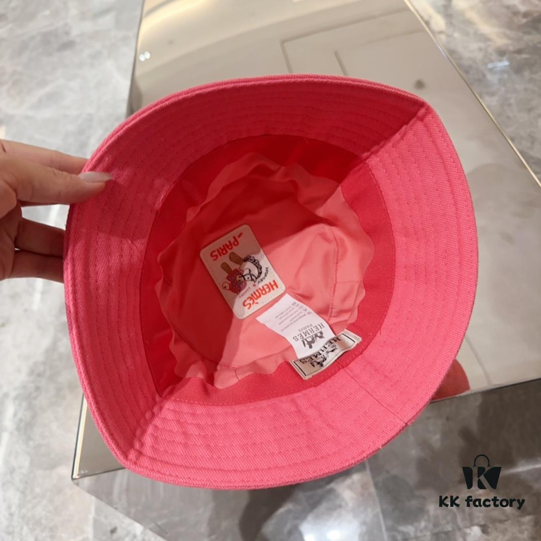 Hermès Autumn New Arrival Minimalist Fisherman Hat, On-Trend Design, Easy to Match, Ready to Ship!