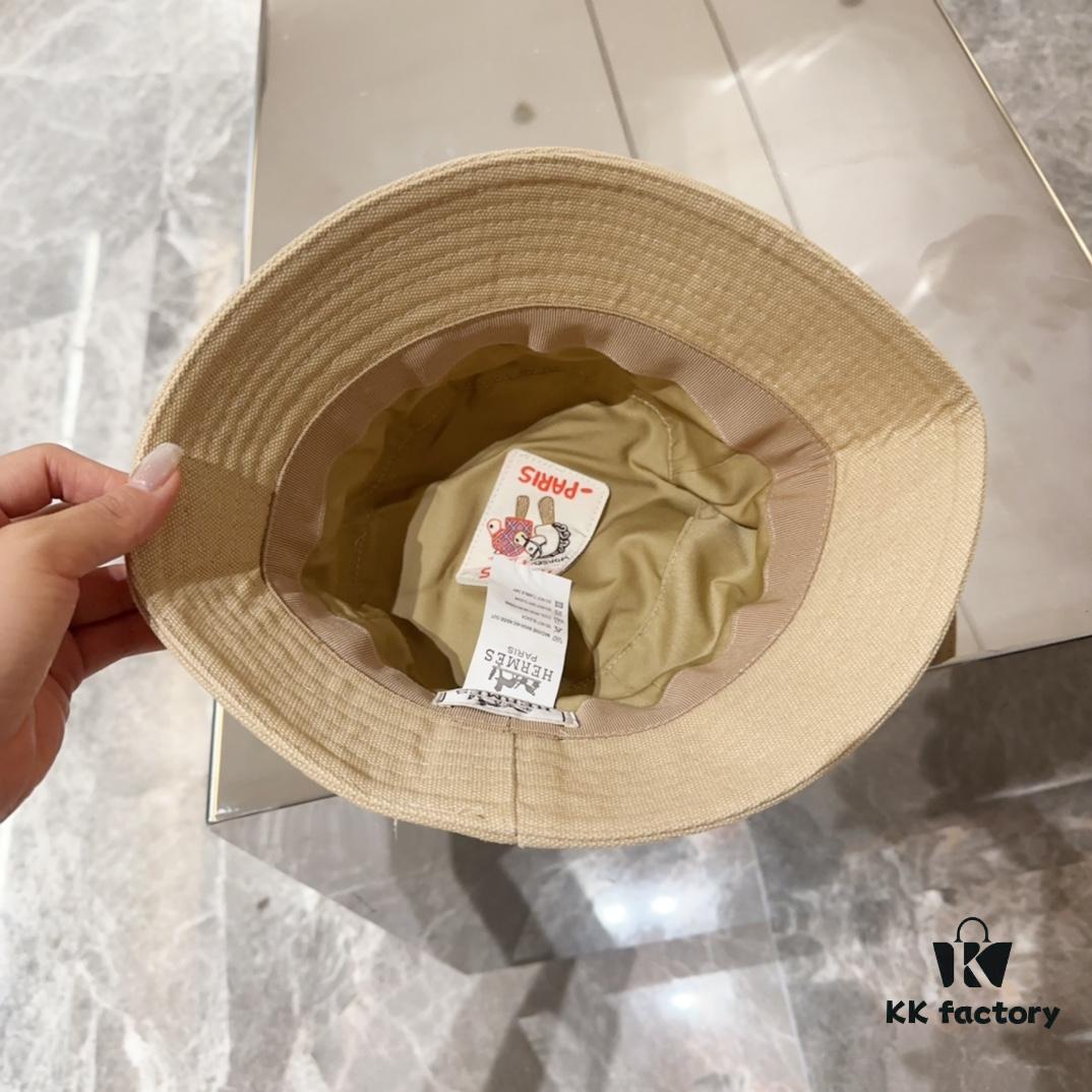 Hermès Autumn New Arrival Minimalist Fisherman Hat, On-Trend Design, Easy to Match, Ready to Ship