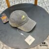 New Arrival HERMÈS (Hermes) Latest Authentic Replica Baseball Cap, Color-Blocked H Design, Premium Craftsmanship with Original Breathable Canvas Fabric and Factory Stainless Steel Adjustable Buckle