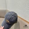 New Arrival HERMÈS (Hermes) Latest Authentic Replica Baseball Cap, Color-Blocked H Design, Premium Craftsmanship with Original Breathable Canvas Fabric and Factory Stainless Steel Adjustable Buckle