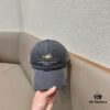 New Arrival HERMÈS (Hermes) Latest Authentic Replica Baseball Cap, Color-Blocked H Design, Premium Craftsmanship with Original Breathable Canvas Fabric and Factory Stainless Steel Adjustable Buckle