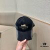 New Arrival HERMÈS Latest Authentic Single Baseball Cap, Color-Blocked H Design, Premium Craftsmanship with Original Ventilated Canvas Fabric and Factory Stainless Steel Adjustable Buckle
