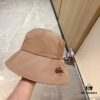 Hermès 2024 New Dome Waterproof Smooth Fabric Fisherman Hat with Dust Bag