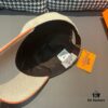 Box and Cloth Bag Included, HERMÈS Original Design Baseball Cap, Classic H Logo, Authentic Mold Custom Made, Premium Breathable Canvas Fabric with Genuine Top-Layer Leather, Original Factory Stainless Steel Adjustable Buckle, Exquisite Craftsmanship, Stylish and High Quality