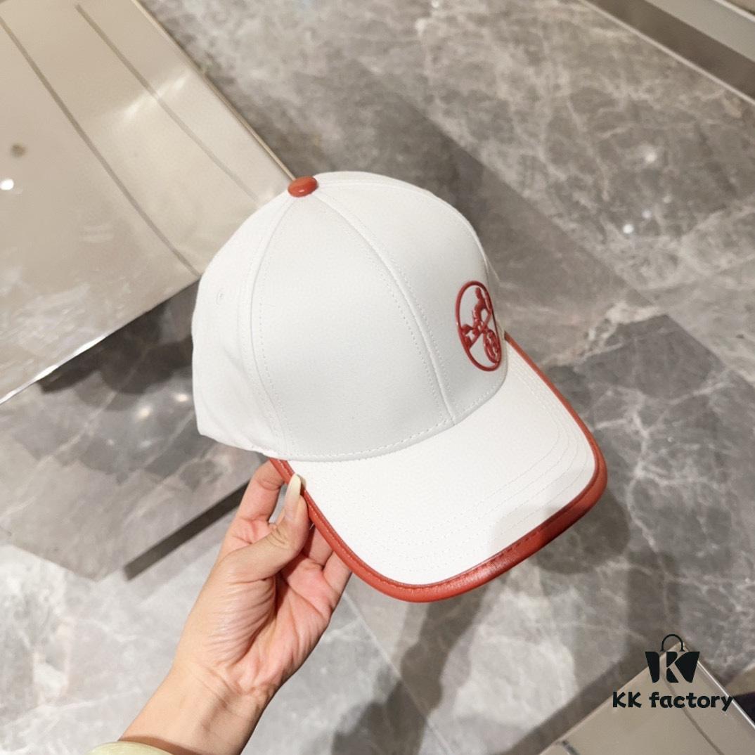 Hermès New Baseball Cap, New Visor Hat, Unisex, Head Circumference 57cm