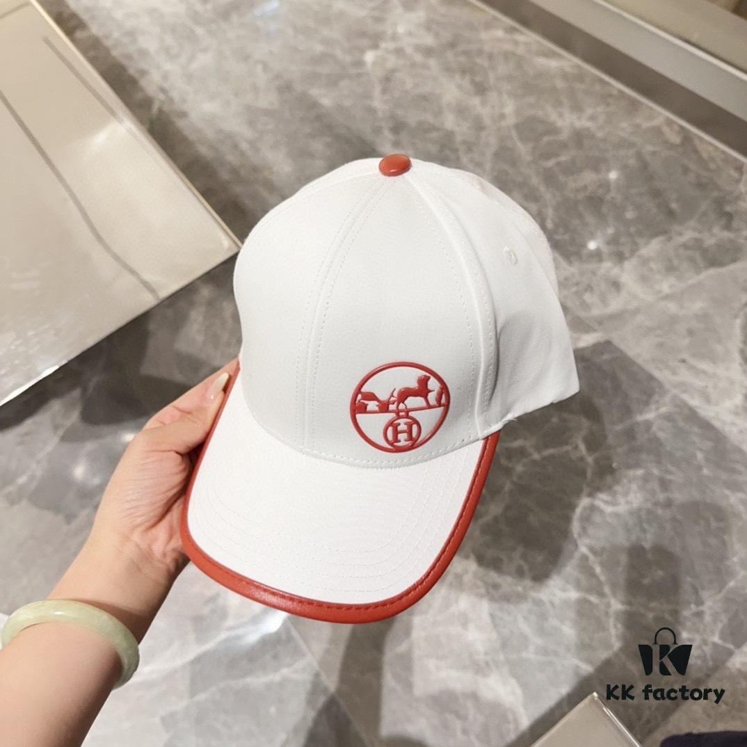 Hermès New Baseball Cap, New Visor Hat, Unisex, Head Circumference 57cm