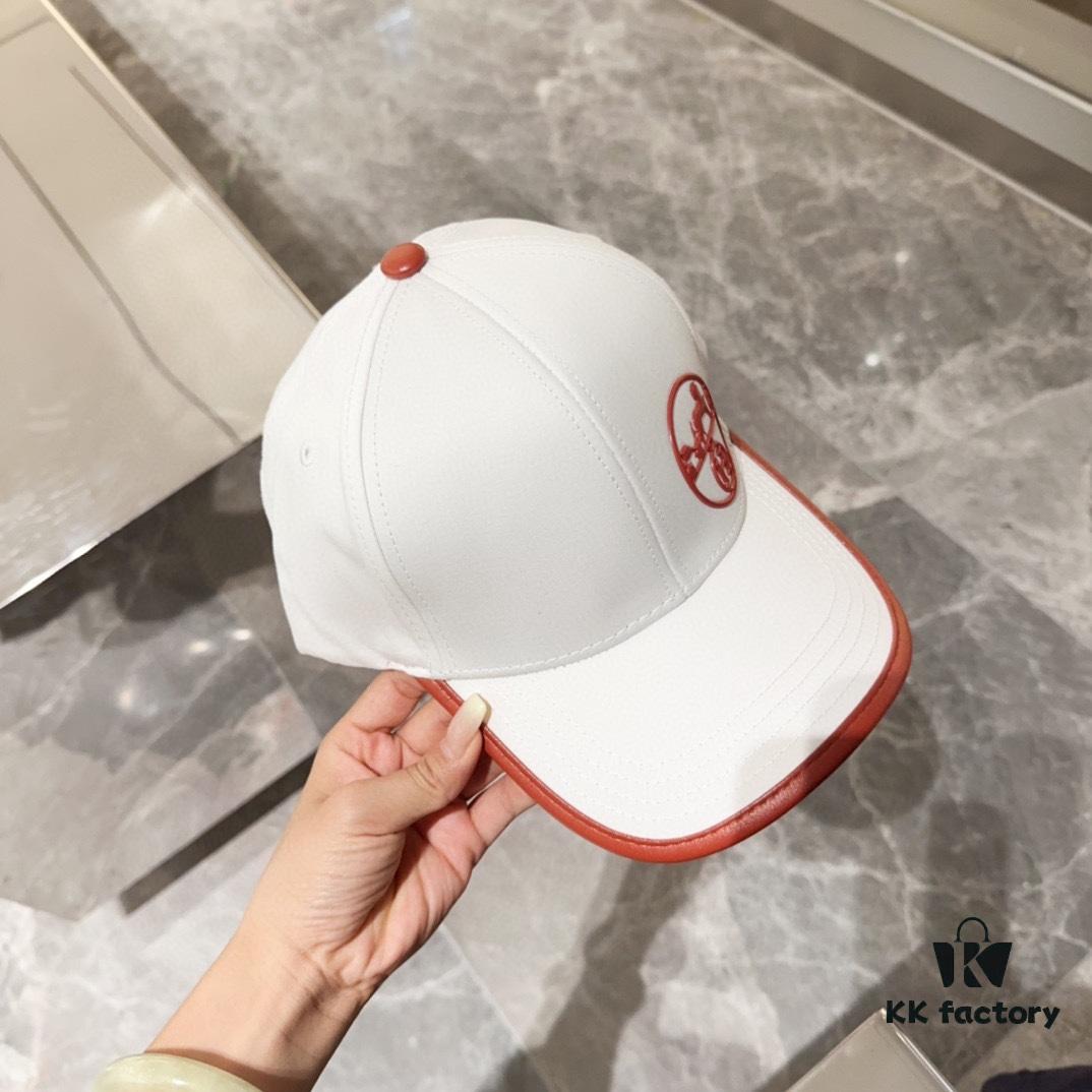 Hermès New Baseball Cap, New Visor Hat, Unisex, Head Circumference 57cm