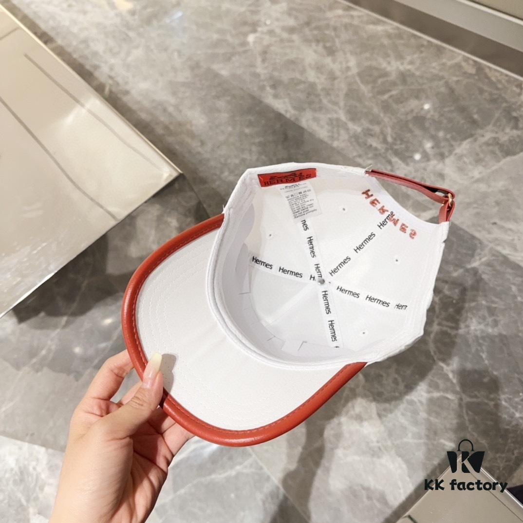 Hermès New Baseball Cap, New Visor Hat, Unisex, Head Circumference 57cm