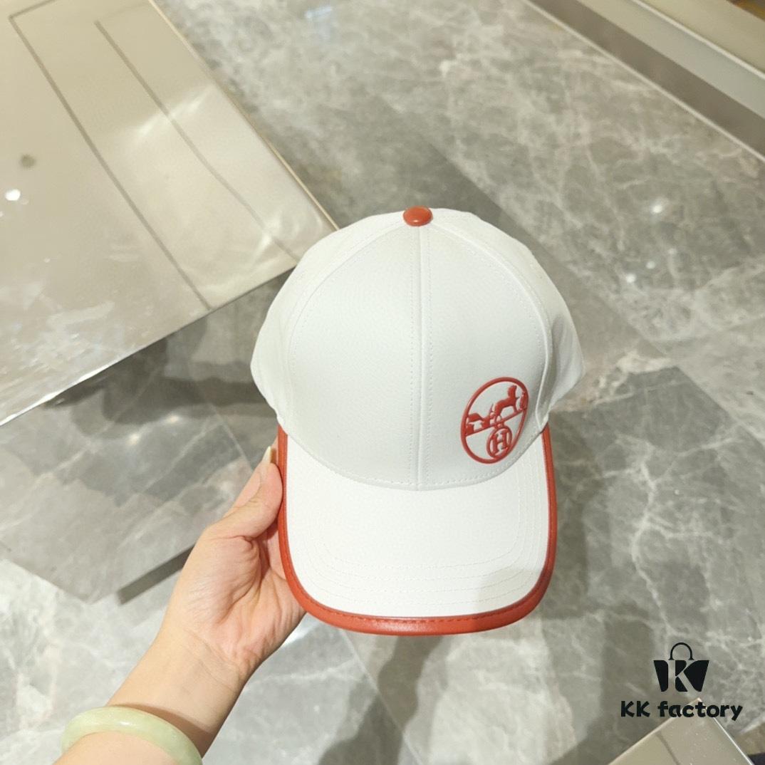 Hermès New Baseball Cap, New Visor Hat, Unisex, Head Circumference 57cm