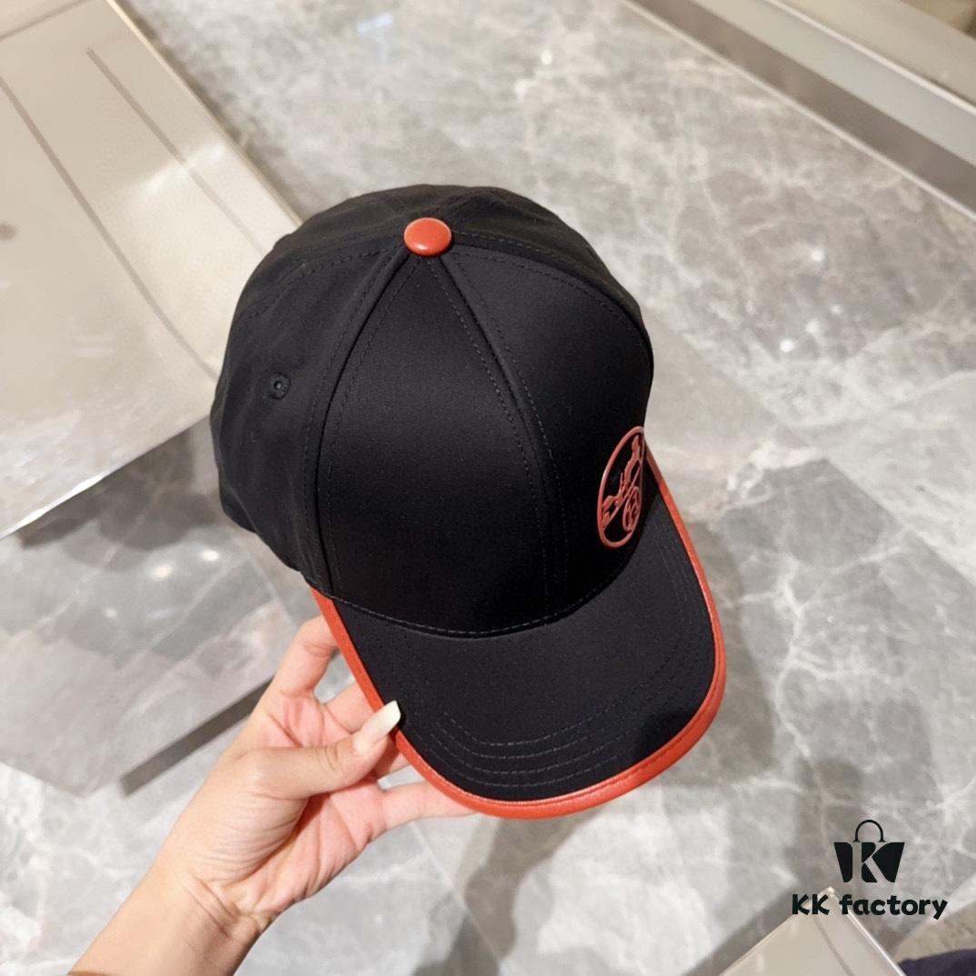 Hermes New Baseball Cap, New Duckbill Cap, Unisex, Head Circumference 57cm