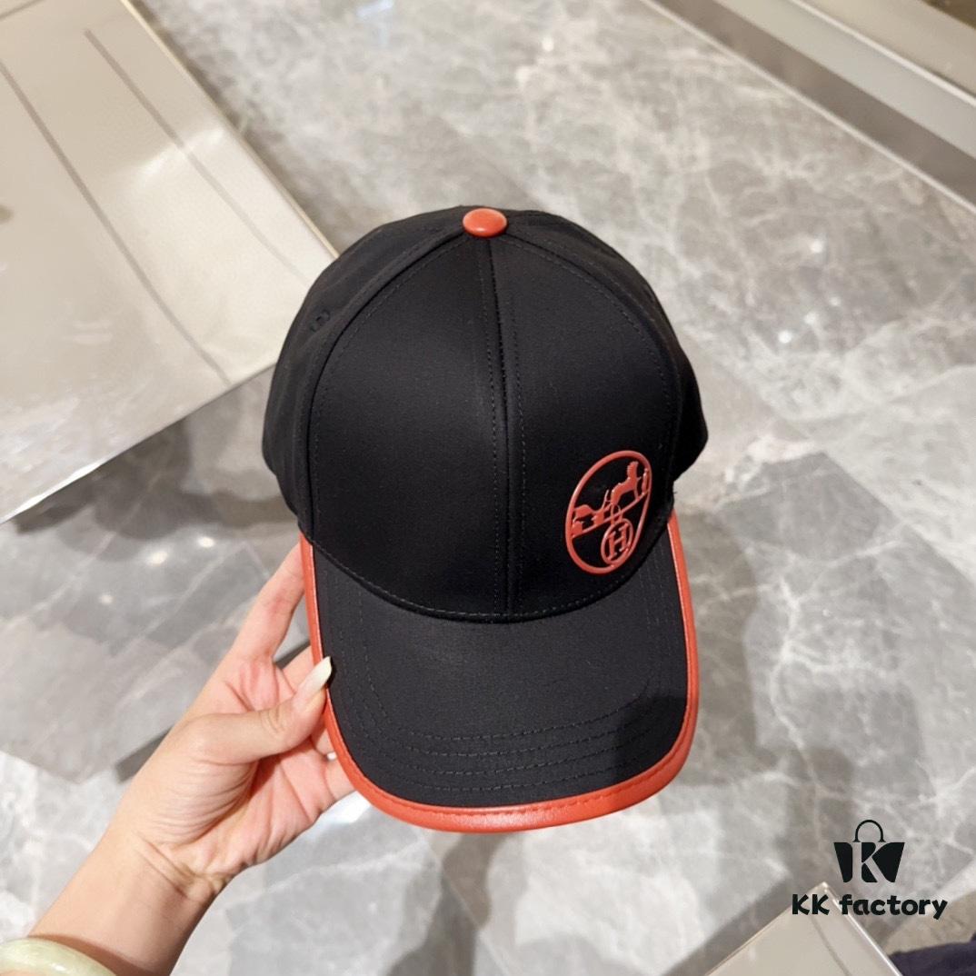 Hermes New Baseball Cap, New Duckbill Cap, Unisex, Head Circumference 57cm