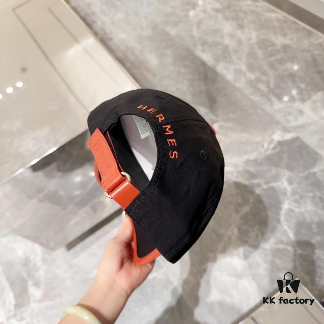 Hermes New Baseball Cap, New Duckbill Cap, Unisex, Head Circumference 57cm