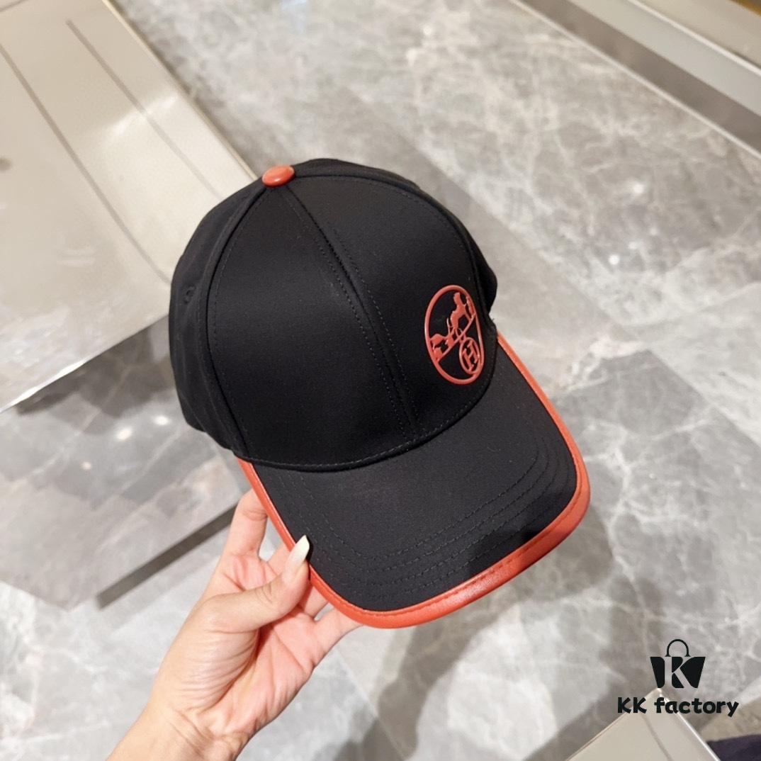 Hermes New Baseball Cap, New Duckbill Cap, Unisex, Head Circumference 57cm