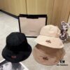 Special 💛 Dust Bag Included [Hermès] 2024 New Dome Waterproof Smooth Material Fisherman Hat, Luxury Style, Extremely Versatile, Grab It Now!