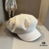 2024 Hermès New Wool Newsboy Military Cap, Head Circumference 57cm