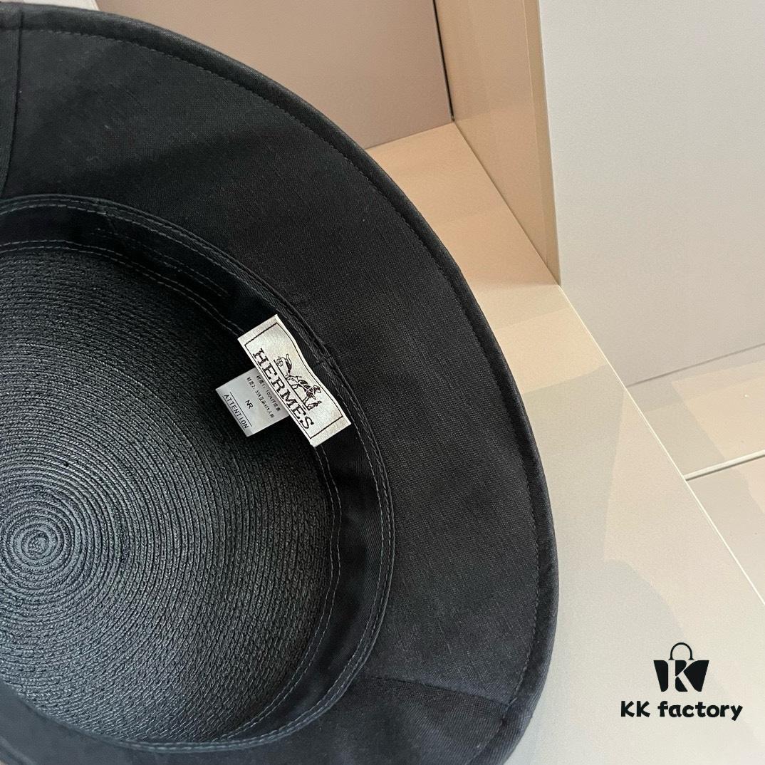 Hermes NEW Sun Hat, Straw Hat, Fisherman Hat, Head Circumference 57cm