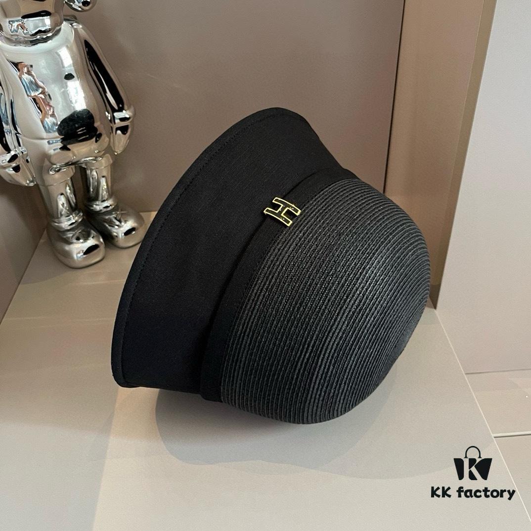 Hermes NEW Sun Hat, Straw Hat, Fisherman Hat, Head Circumference 57cm