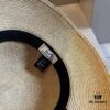 Hermes New Arrival Straw Hat, Made from Taiwanese Fine Straw, Simple and Elegant Aristocratic Style, Head Circumference 57cm