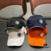 HERMÈS Original Design Baseball Cap, Classic H Logo, Premium Custom Molded Construction, Authentic Breathable Canvas Fabric, Exquisite Craftsmanship, Stylish and High Quality