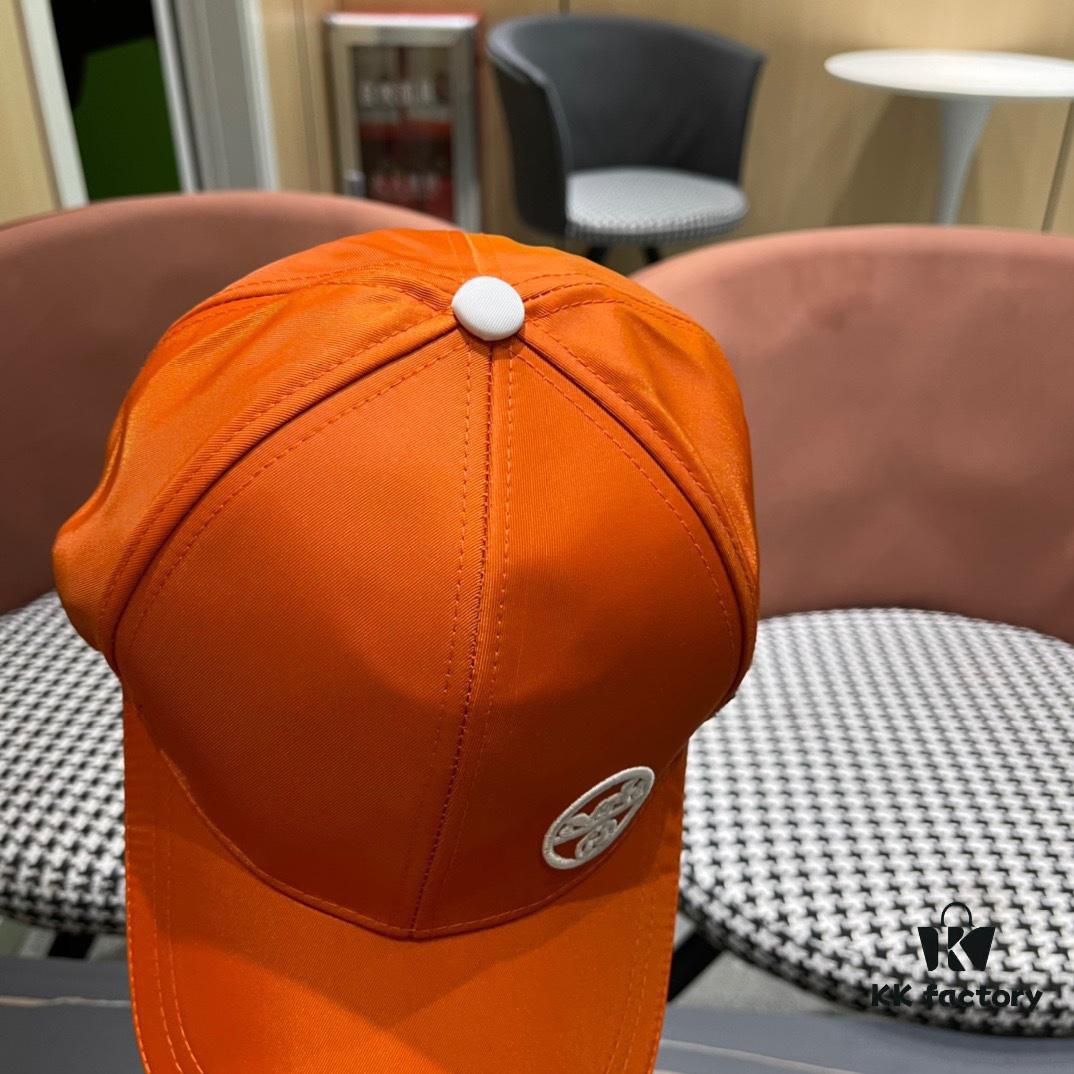 HERMÈS (Hermes) Original Quality Baseball Cap, Classic H Design, Authentic Mold Custom Made, Premium Breathable Canvas Fabric, Exquisite Craftsmanship, Stylish and Handsome, Exceptional Quality