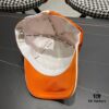 HERMÈS (Hermes) Original Quality Baseball Cap, Classic H Design, Authentic Mold Custom Made, Premium Breathable Canvas Fabric, Exquisite Craftsmanship, Stylish and Handsome, Exceptional Quality