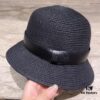 Hermes New Arrival Panama Hat, Fine Straw Fedora, Essential for Elegant Ladies, Head Circumference 57cm