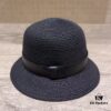 Hermes New Arrival Panama Hat, Fine Straw Fedora, Essential for Elegant Ladies, Head Circumference 57cm