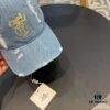 HERMÈS Denim Baseball Cap, Classic H, Authentic Custom Mold Design, Premium Original Breathable Canvas Fabric with Top-Grade Original Steel Adjustable Buckle, Exquisite Craftsmanship, Stylish and Handsome, Exceptional Quality