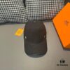 Box and cloth bag included, HERMÈS original order baseball cap, classic H design, authentic mold custom-made, premium breathable canvas fabric with top-layer cowhide, original factory stainless steel adjustable buckle, exquisite craftsmanship, stylish and handsome with outstanding quality!