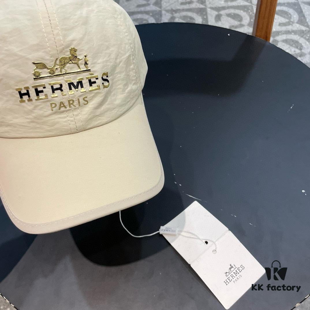 New Arrival HERMÈS 2024 Latest Quick-Dry Baseball Cap, Authentic Mold Custom-Made, Exquisite Craftsmanship, Stylish and Handsome with Excellent Quality
